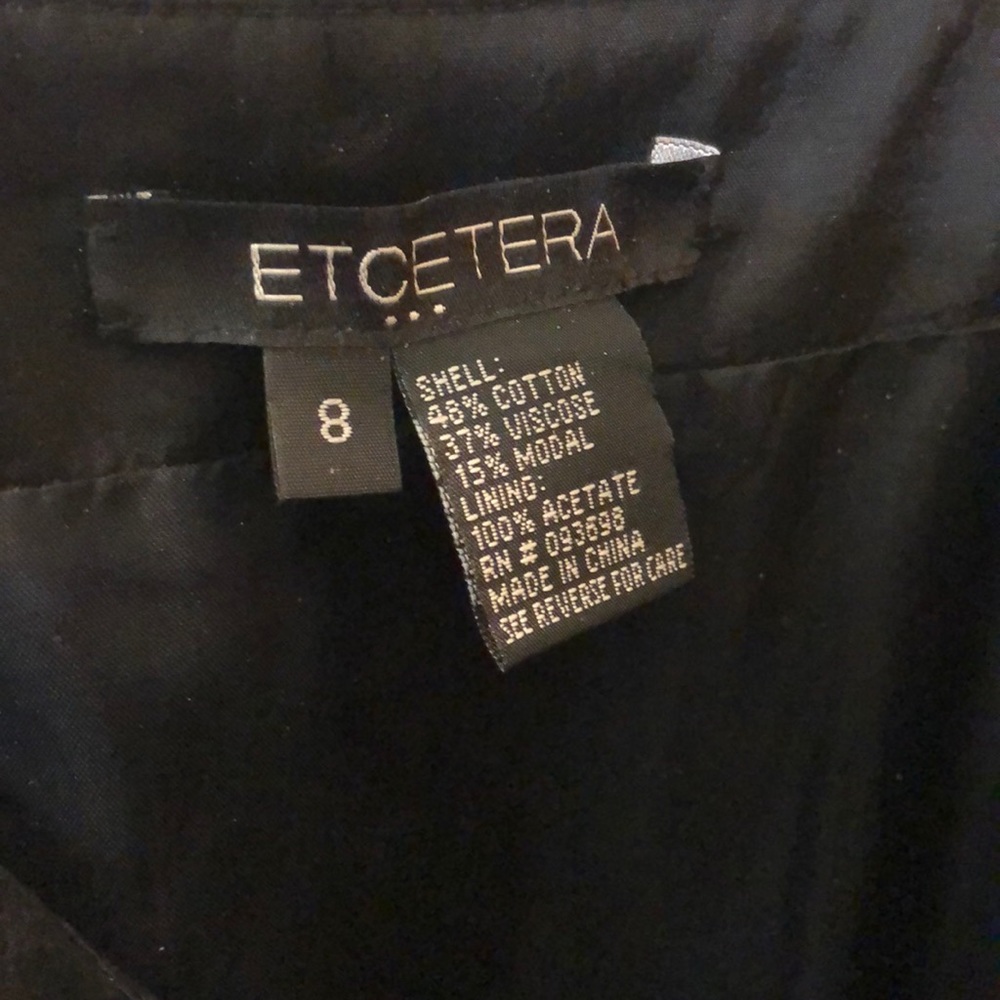 Etcetera Short Skirt With Side Slit Gem